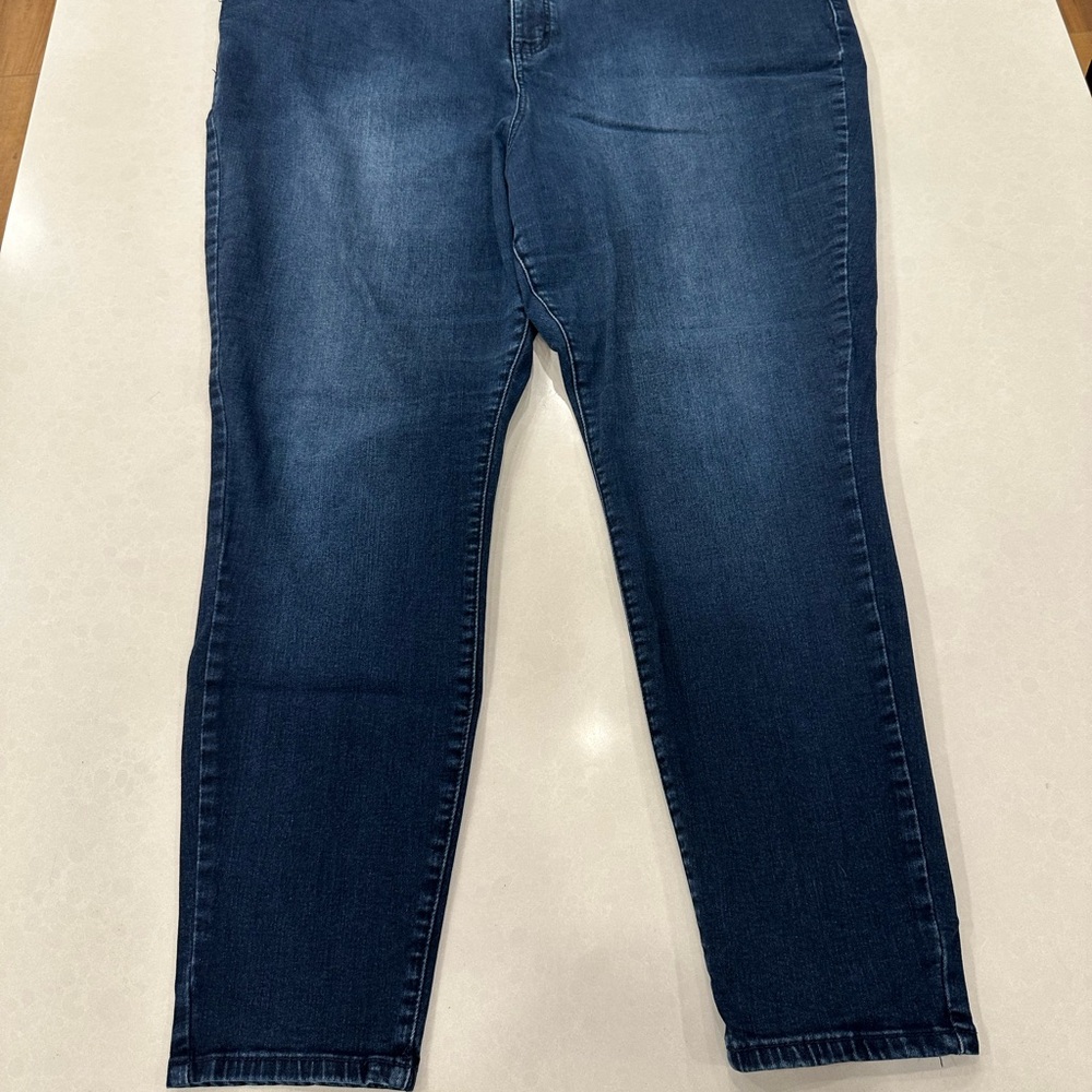 Eloquii Women’s Dark Blue Relaxed Jeans